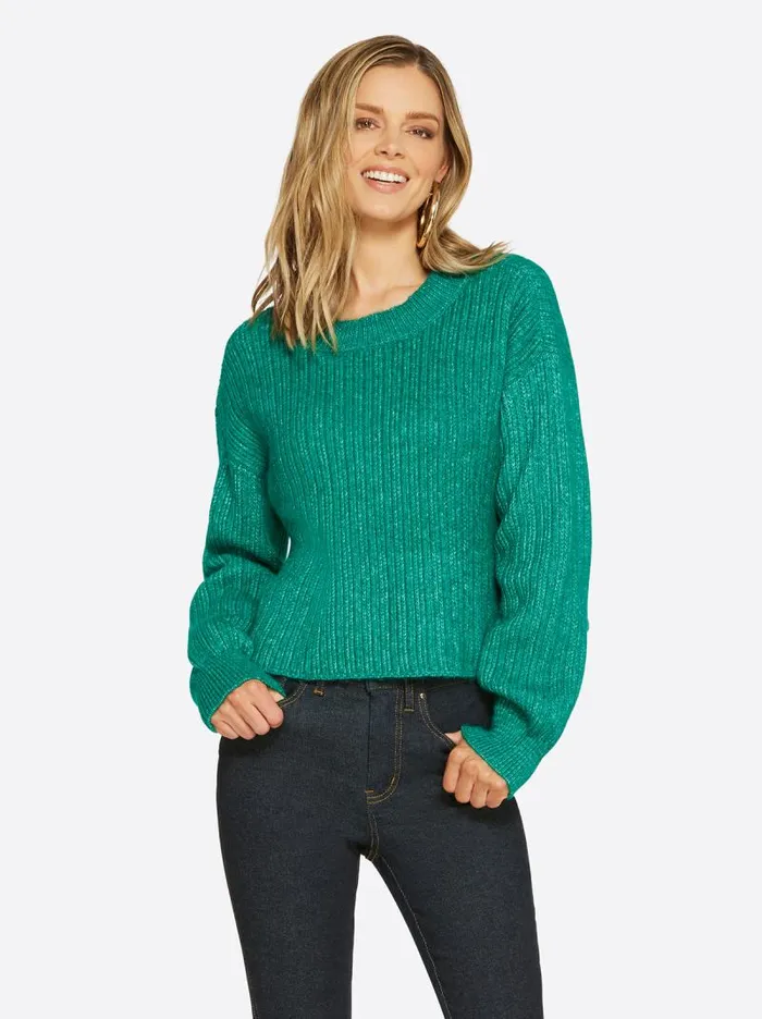 Women Jessica Simpson Tops and Tees Portia Sweater In Corsair