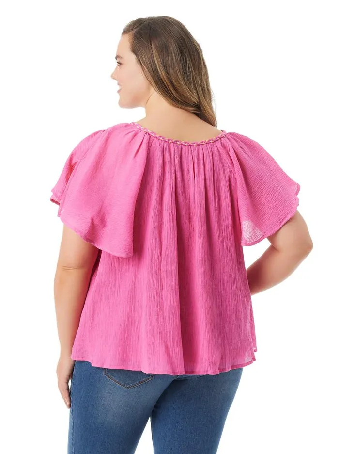 Women Jessica Simpson Tops and Tees Serenity Top In Rose Violet
