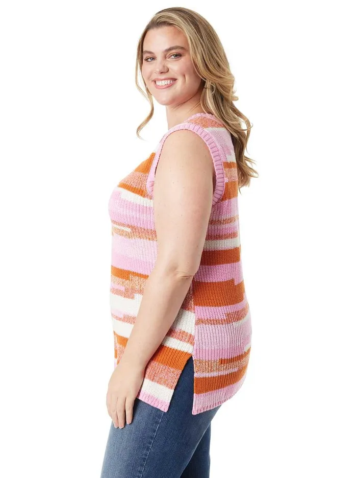 Women Jessica Simpson Tops and Tees Shanti Tank In Peony Multi