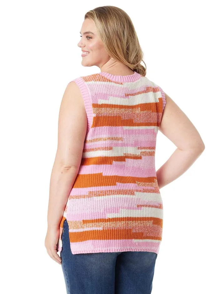 Women Jessica Simpson Tops and Tees Shanti Tank In Peony Multi
