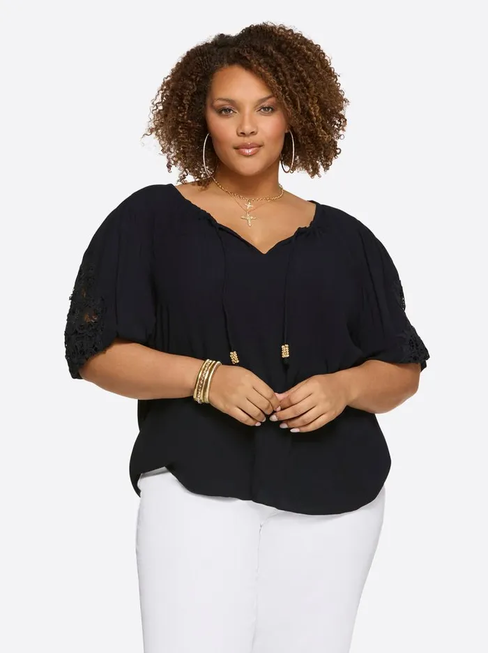 Women Jessica Simpson Tops and Tees Sibyl Top In Night Sky