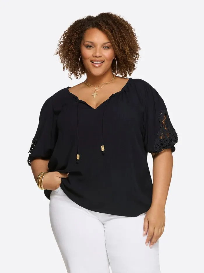 Women Jessica Simpson Tops and Tees Sibyl Top In Night Sky