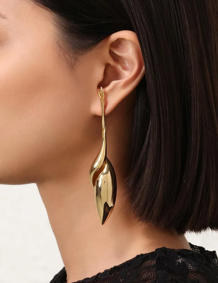 Women Jewellery Zimmermann Flow Drop Earrings Gold