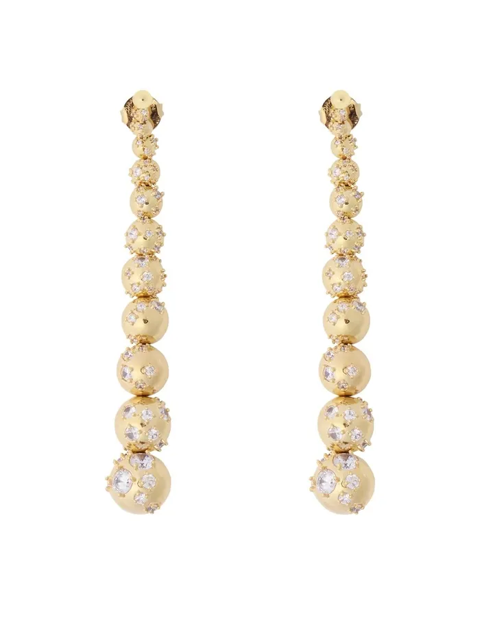 Women Jewellery Zimmermann Nova Long Earrings Gold