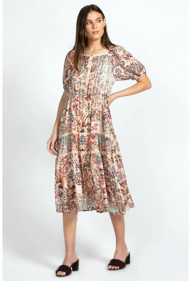 Women Jungle Paisley Zenovia Dress Jungle Paisley Johnny Was Dresses