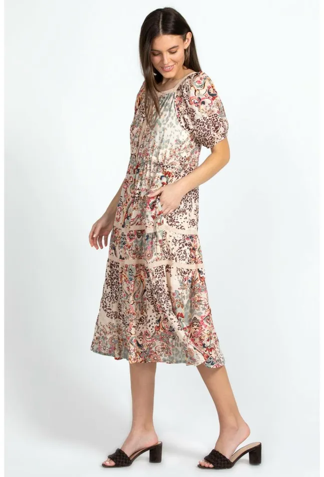 Women Jungle Paisley Zenovia Dress Jungle Paisley Johnny Was Dresses