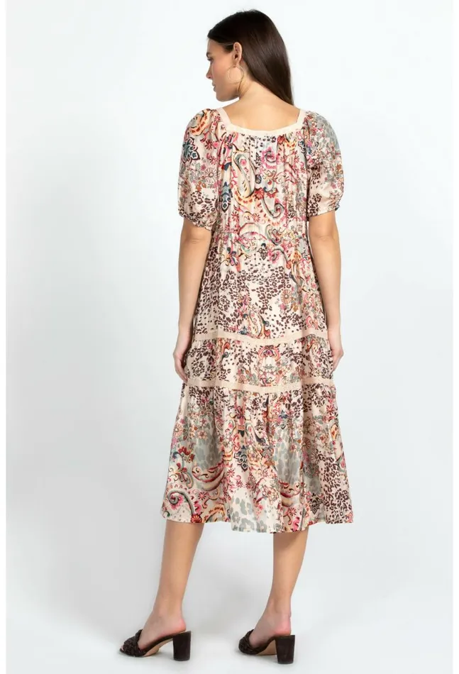 Women Jungle Paisley Zenovia Dress Jungle Paisley Johnny Was Dresses