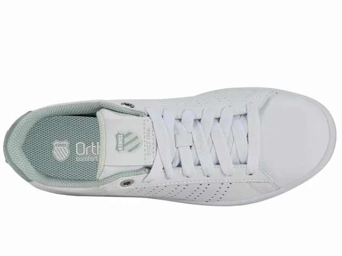 Women KSwiss Lifestyle BASE COURT Whitecanary Greenfrosty Green