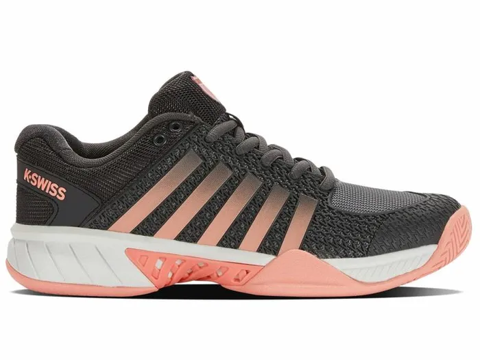 Women KSwiss Pickleball EXPRESS LIGHT PICKLEBALL Asphaltsteel Graypeach