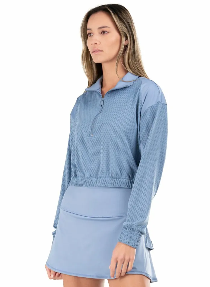 Women KSwiss TShirts and Tops DIAMOND 14 ZIP LS Infinity