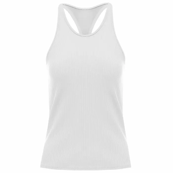 Women KSwiss TShirts and Tops RIB TANK WBRA White
