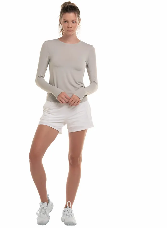 Women KSwiss TShirts and Tops VOLLEY LS Meteorite