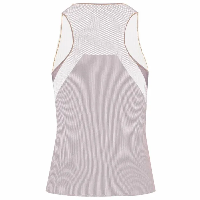 Women KSwiss Tennis and Pickleball SCULPT PLEATED TANK Plum