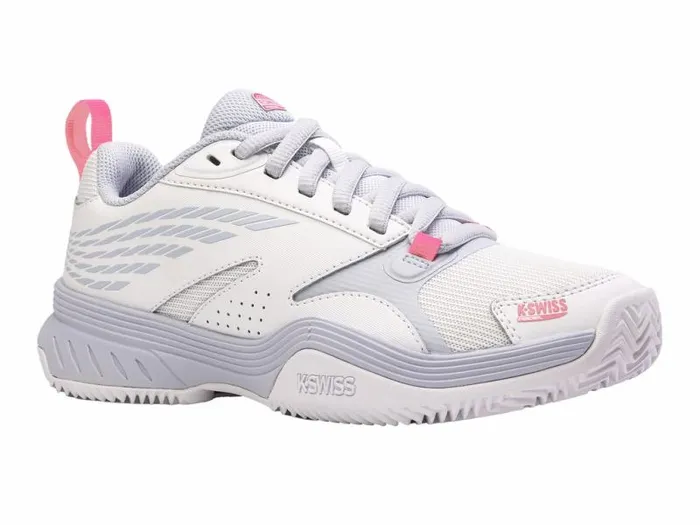 Women KSwiss Tennis SPEEDEX PADEL Whitearctic Iceneon Pink