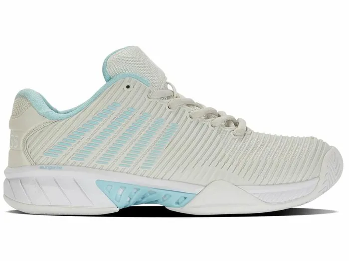 Women KSwiss Wide Shoes HYPERCOURT EXPRESS 2WIDE Graywhtbluglw