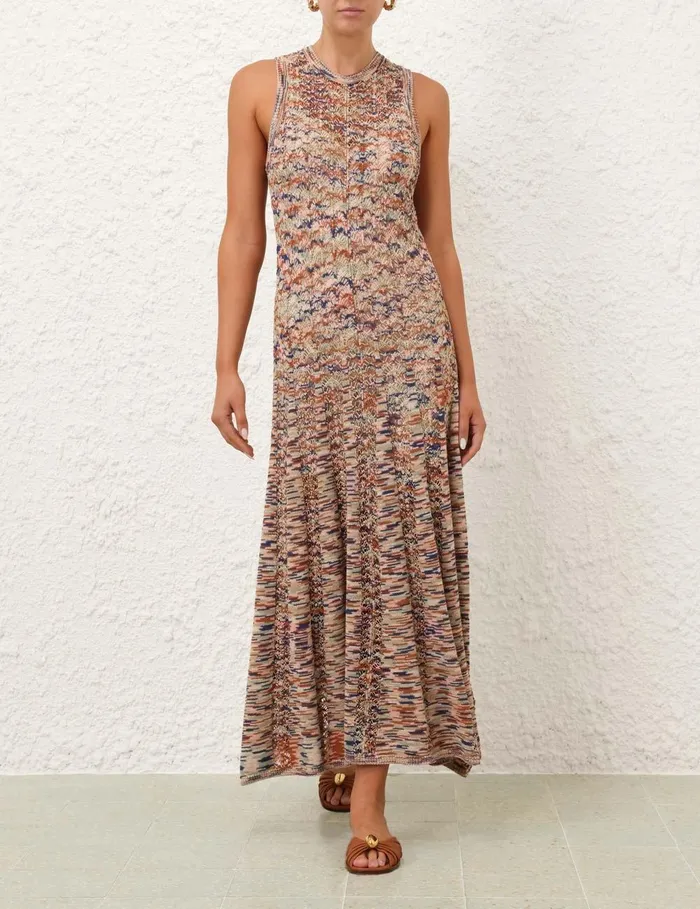Women Knitwear Zimmermann Wylie Tank Knit Dress Multi