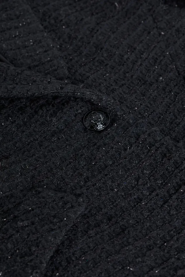 Women L039Agence Blazers and Jackets New Chamberlain Tweed Blazer Black