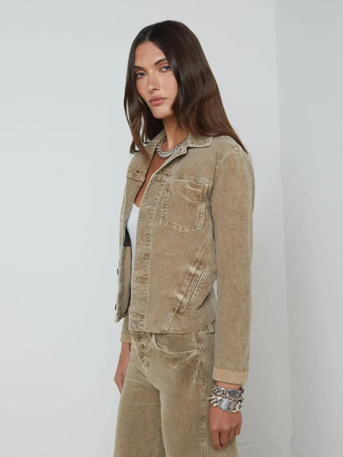 Women L039Agence Blazers and Jackets New Janelle Corduroy Jacket Barrel