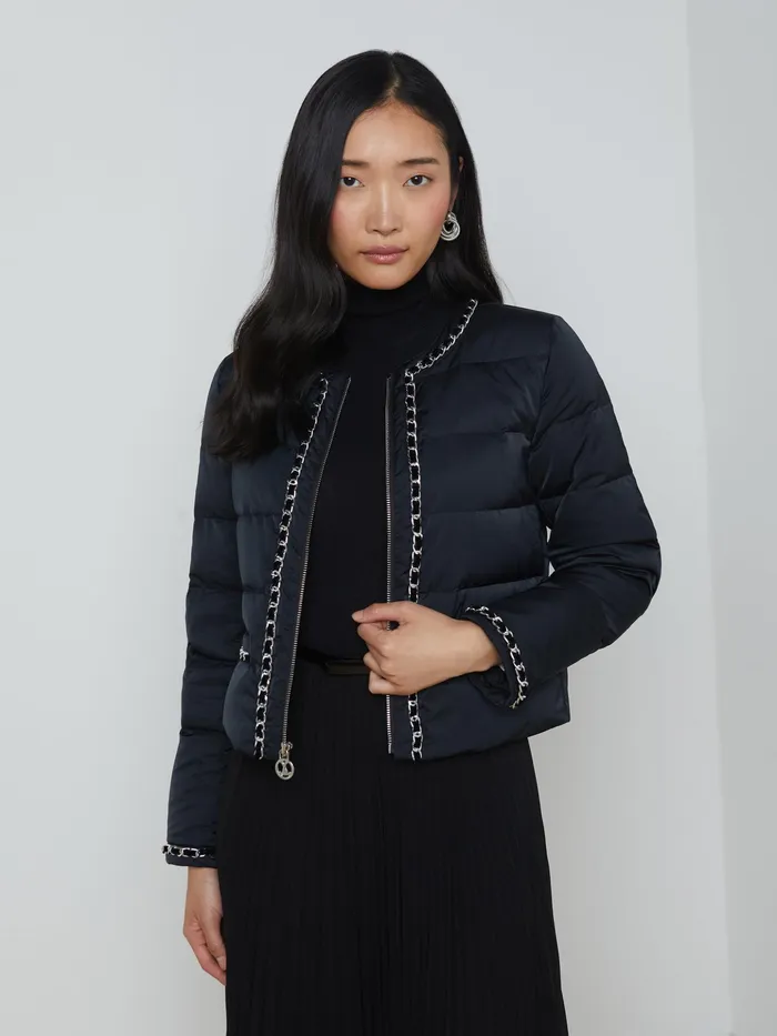 Women L039Agence Outerwear New Crest Down Jacket Black