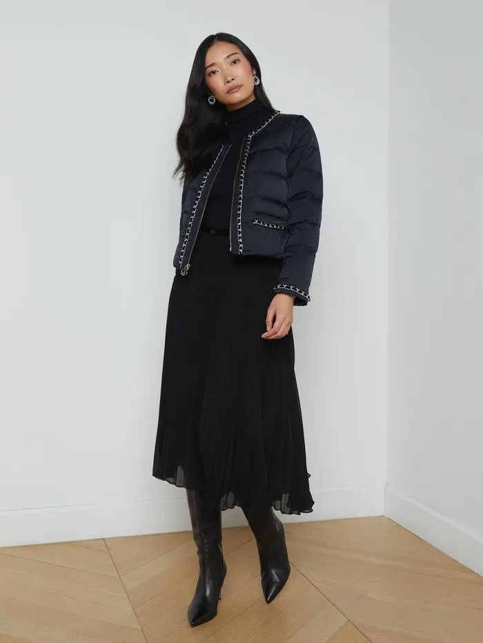 Women L039Agence Outerwear New Crest Down Jacket Black Women L039Agence Outerwear New Crest Down Jacket Black