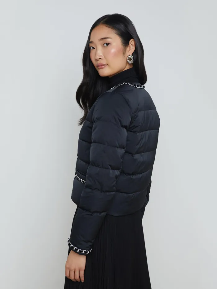 Women L039Agence Outerwear New Crest Down Jacket Black Women L039Agence Outerwear New Crest Down Jacket Black