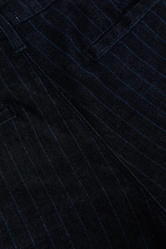 Women L039Agence Pants Angeline Pinstriped Trouser Indigoblue Glitter Stripe Women L039Agence Pants Angeline Pinstriped Trouser Indigoblue Glitter Stripe