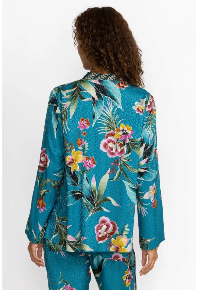Women Lagoon Belinda Button Up Lagoon Johnny Was Tops