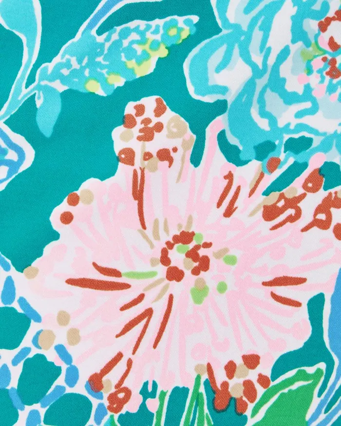 Women Lilly Pulitzer Bottoms 5034 Callahan Mid Rise Short Multi Hot On The Vine