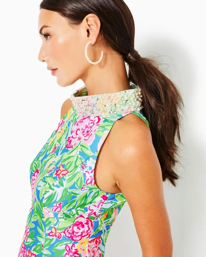 Women Lilly Pulitzer Dresses Lilly Pulitzer X Badgley Mischka Willa Halter Dress Multi Grove Garden Women Lilly Pulitzer Dresses Lilly Pulitzer X Badgley Mischka Willa Halter Dress Multi Grove Garden