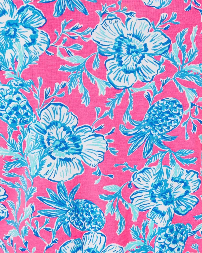 Women Lilly Pulitzer Dresses UPF 50 Solia ChillyLilly Dress Amaryllis Red Secret Hideaway