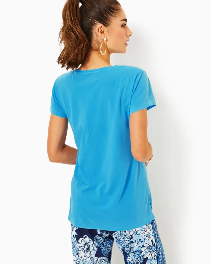 Women Lilly Pulitzer Tops Meredith Tee Multi For The Fans Women Lilly Pulitzer Tops Meredith Tee Multi For The Fans