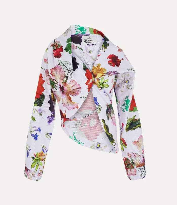 Women Long Sleeve Natalia Shirt Flower Vivienne Westwood Tops And Shirts