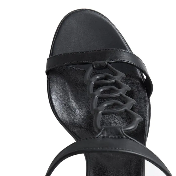 Women Magenta Leather Sandal Black Fratelli Rossetti Sandals