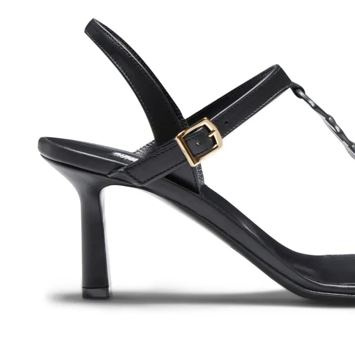 Women Magenta Leather Sandal Black Fratelli Rossetti Sandals