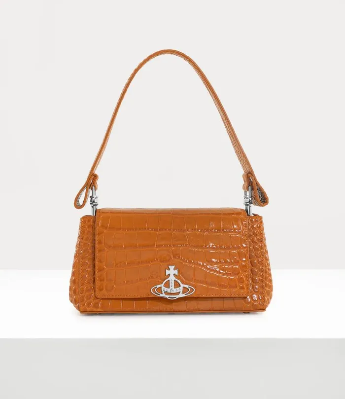 Women Medium Hazel Handbag Burntorange Vivienne Westwood The Hazel