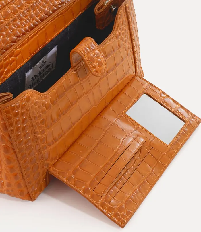 Women Medium Hazel Handbag Burntorange Vivienne Westwood The Hazel Women Medium Hazel Handbag Burntorange Vivienne Westwood The Hazel