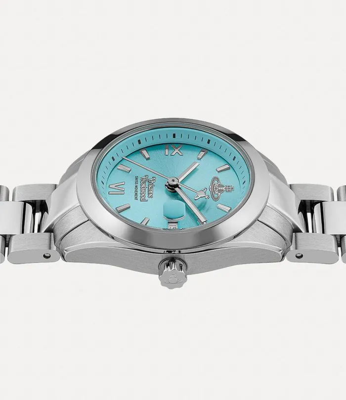 WomenMen Fenchurch Watch Silverturquoise Vivienne Westwood Watches WomenMen Fenchurch Watch Silverturquoise Vivienne Westwood Watches