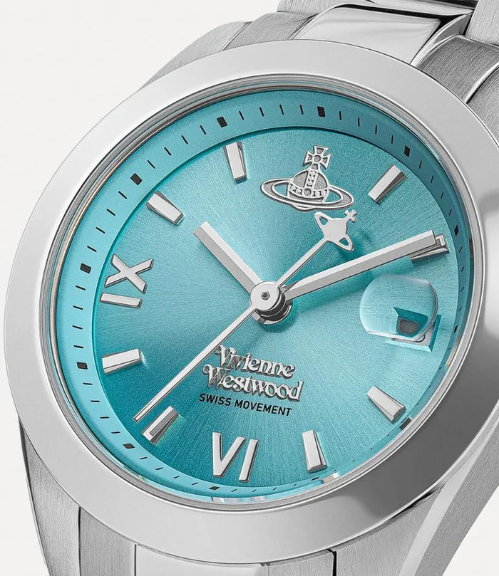 WomenMen Fenchurch Watch Silverturquoise Vivienne Westwood Watches WomenMen Fenchurch Watch Silverturquoise Vivienne Westwood Watches