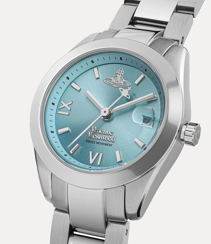 WomenMen Fenchurch Watch Silverturquoise Vivienne Westwood Watches WomenMen Fenchurch Watch Silverturquoise Vivienne Westwood Watches