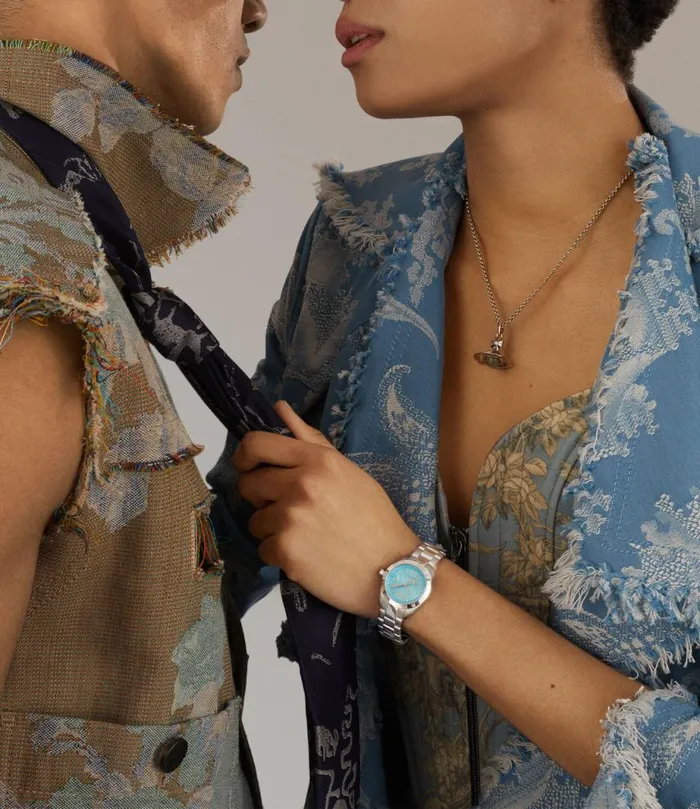 WomenMen Fenchurch Watch Silverturquoise Vivienne Westwood Watches WomenMen Fenchurch Watch Silverturquoise Vivienne Westwood Watches