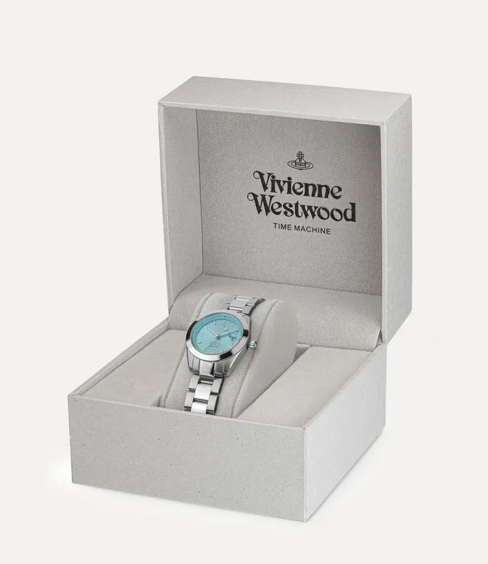 WomenMen Fenchurch Watch Silverturquoise Vivienne Westwood Watches WomenMen Fenchurch Watch Silverturquoise Vivienne Westwood Watches