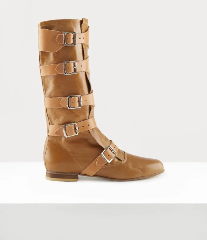 WomenMen Pirate Boot Tan Vivienne Westwood Boots