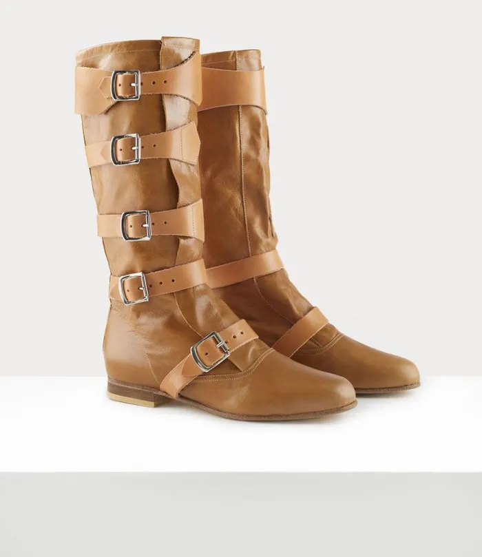 WomenMen Pirate Boot Tan Vivienne Westwood Boots WomenMen Pirate Boot Tan Vivienne Westwood Boots