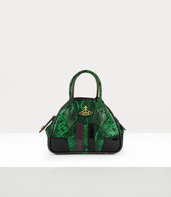 Women Mini Yasmine Chain Bag Green Vivienne Westwood Handbags