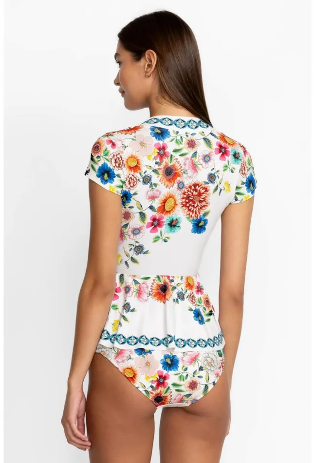 Women Mirror Palace Tankini Wrap Mirror Johnny Was Swim and Resort
