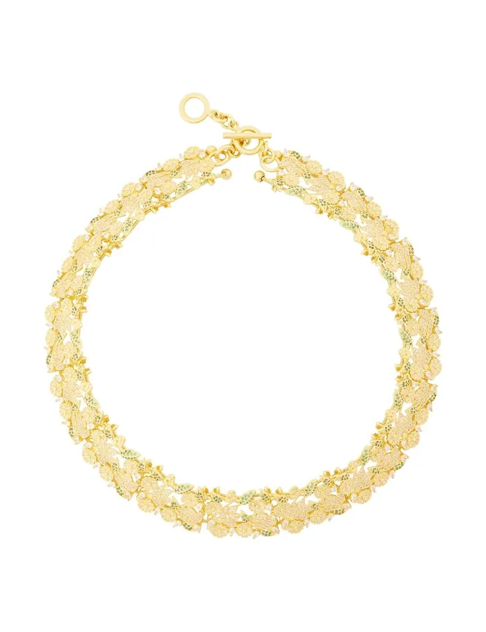 Women Necklaces Zimmermann Bloom Necklace Goldgreen