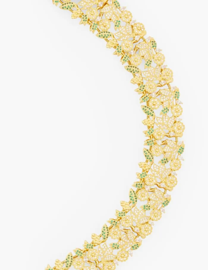 Women Necklaces Zimmermann Bloom Necklace Goldgreen