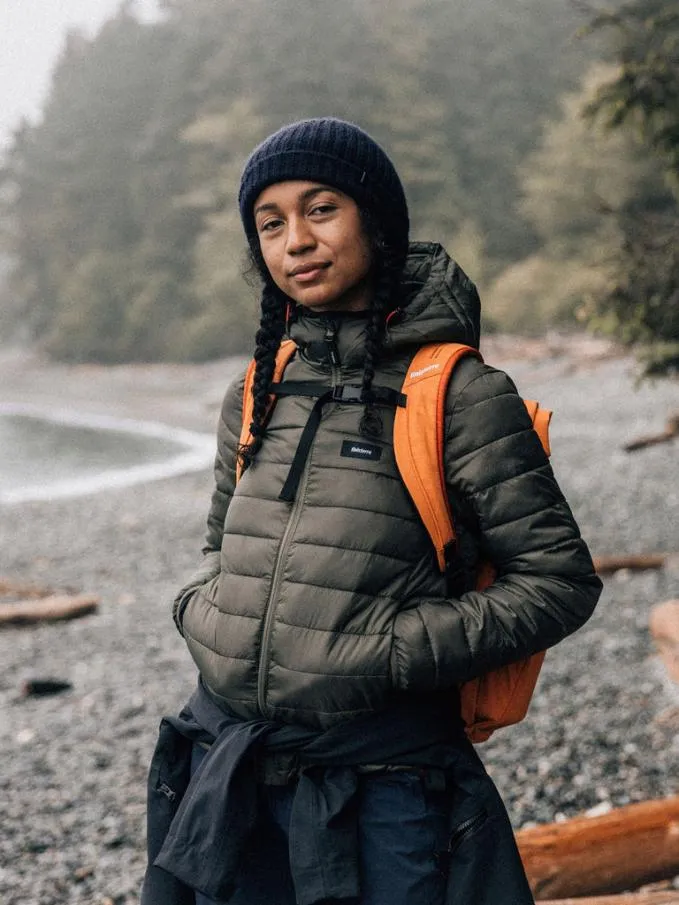 Women Nimbus Hooded Jacket Dark Olive Finisterre Jackets Coats and Gilets