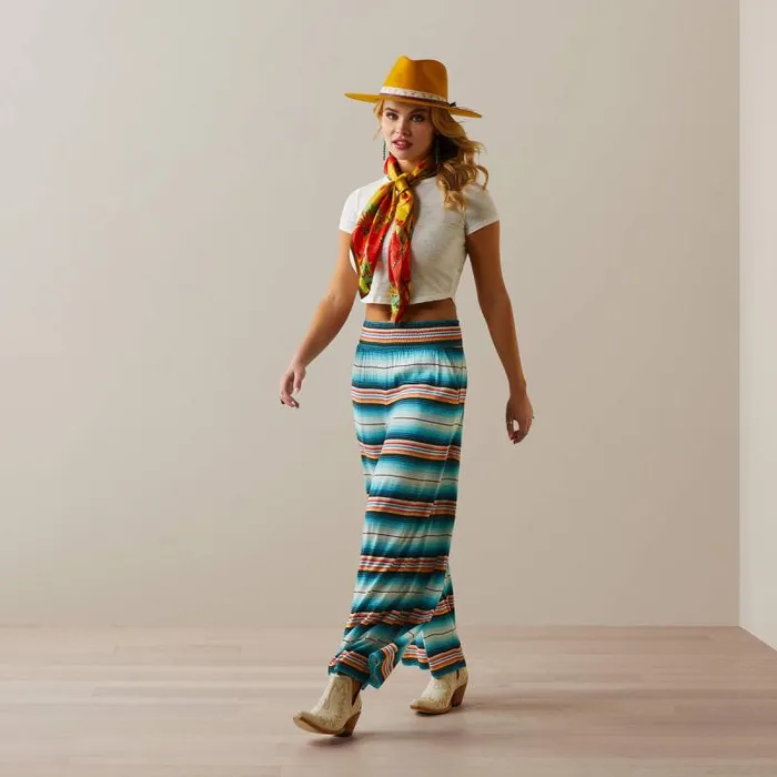 Women Pants and Shorts Ariat Carrillo Pant Serape Stripe Print Women Pants and Shorts Ariat Carrillo Pant Serape Stripe Print