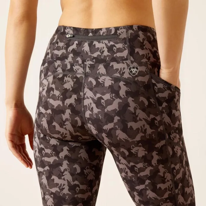 Women Pants and Shorts Ariat Eos Knee Patch Tight Periscope Camo Horse